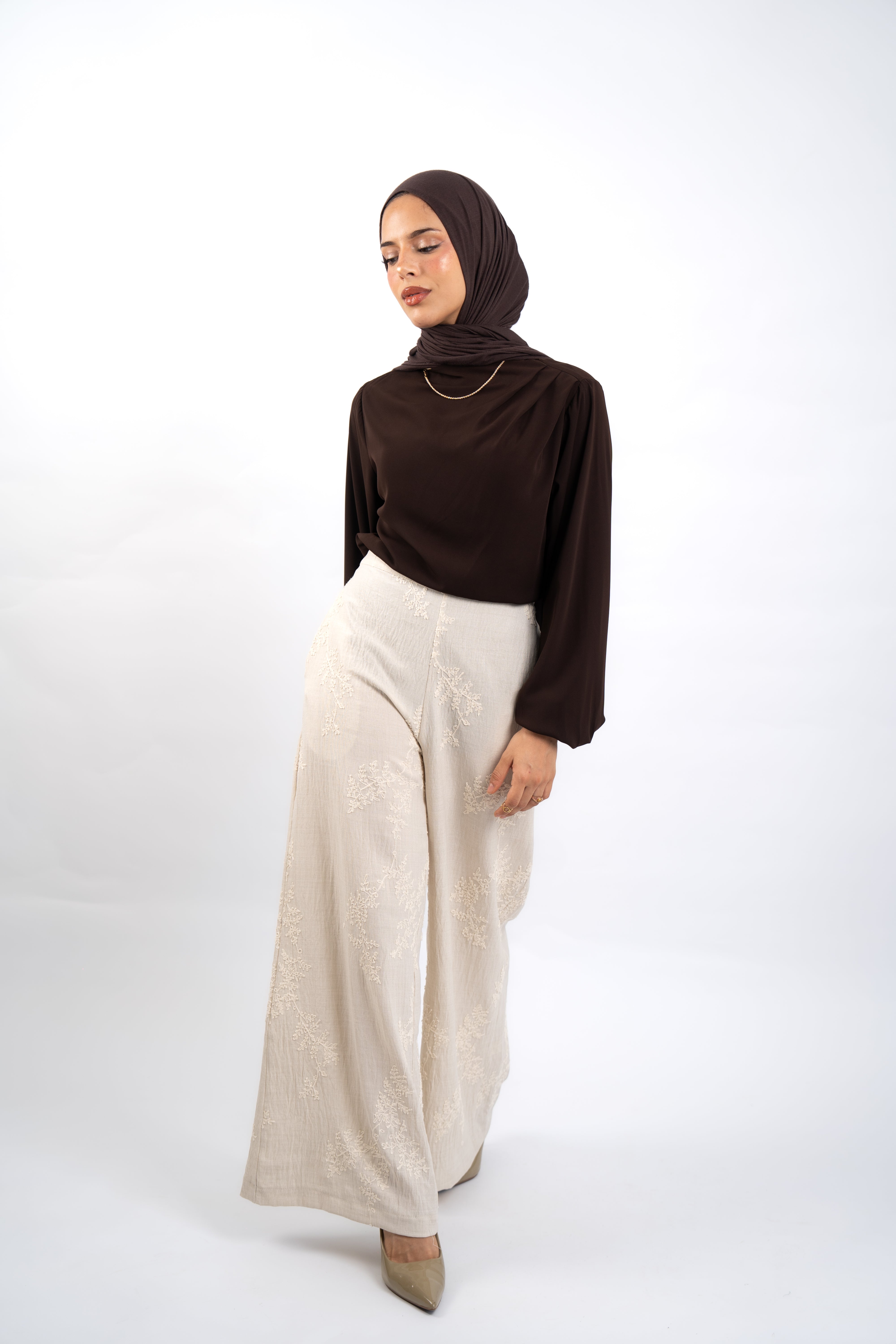 Brown Solana Blouse