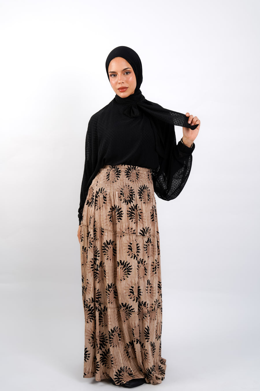 Black Savoy Blouse