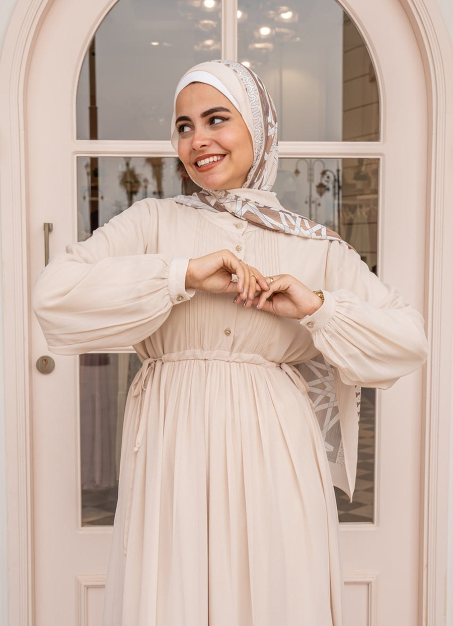 Beige Florence Dress