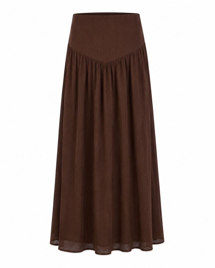 Chocolate Elara Skirt