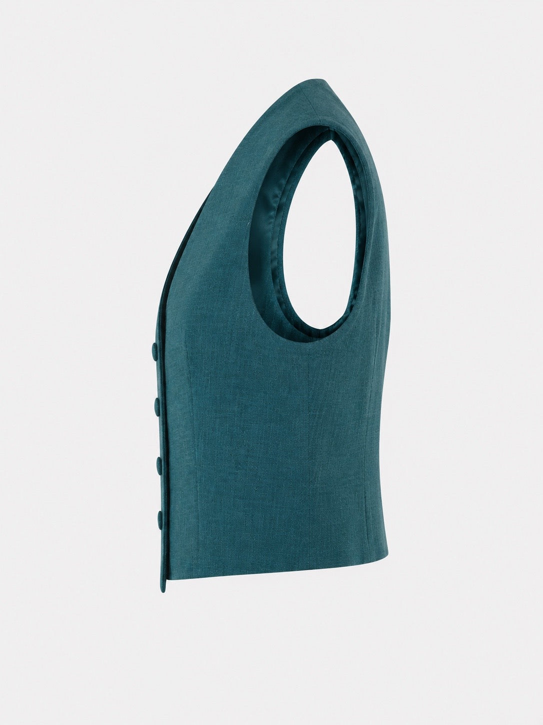 Teal Banker Vest