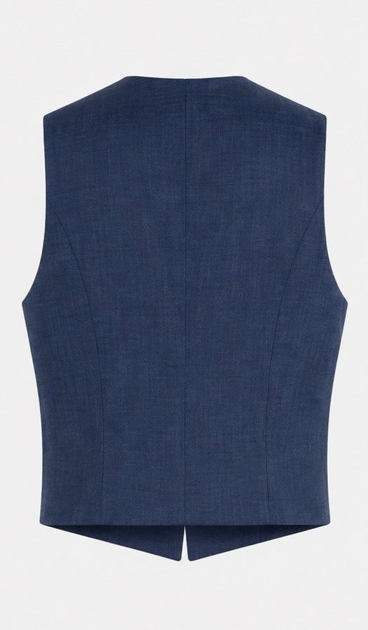 Indigo Banker Vest