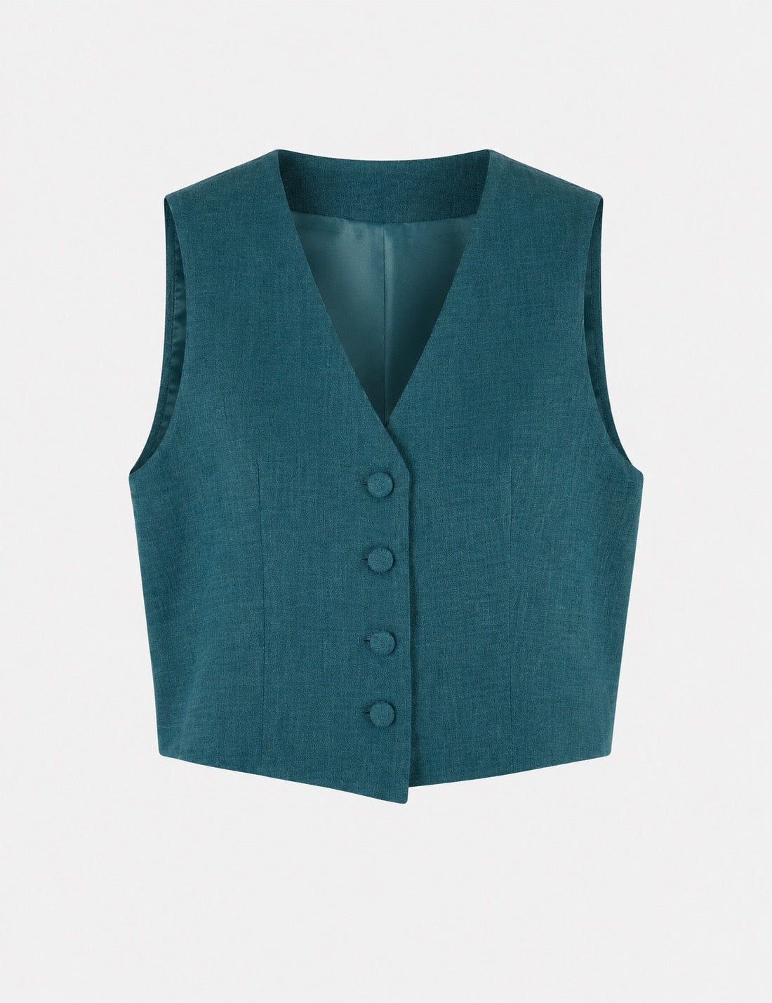 Teal Banker Vest
