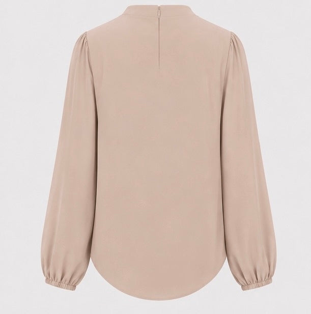 Mocha Solana Blouse