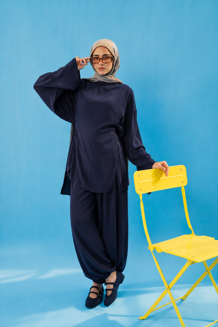 Midnight Liwa Blouse