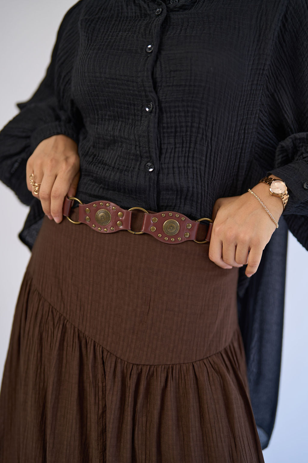 Chocolate Elara Skirt