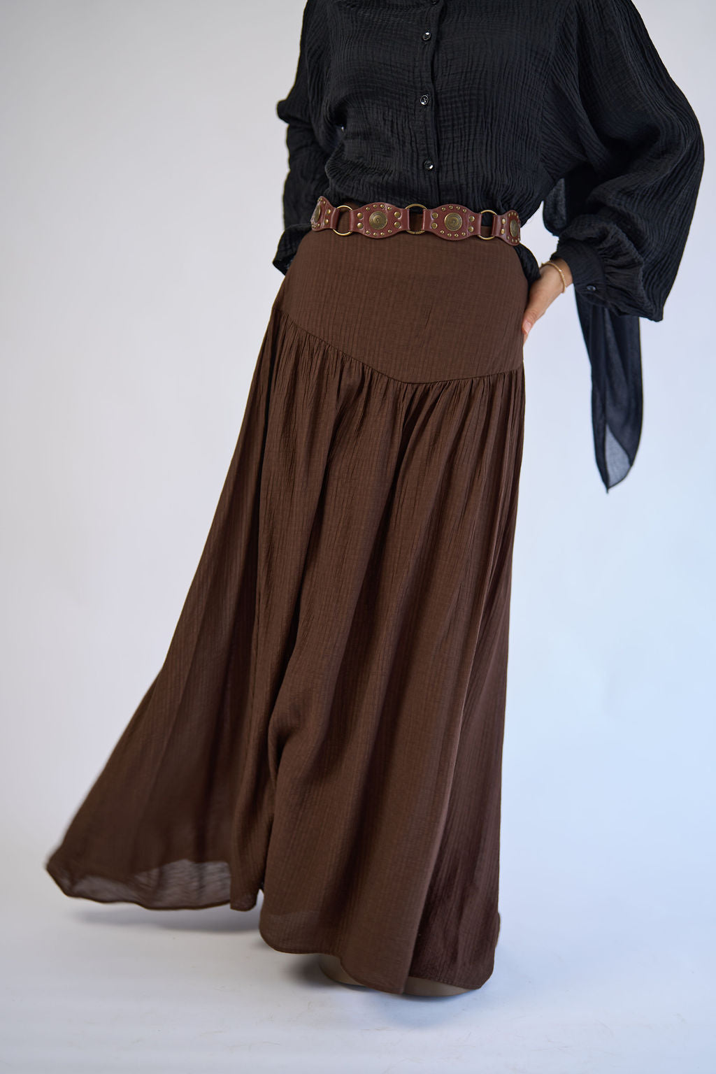 Chocolate Elara Skirt