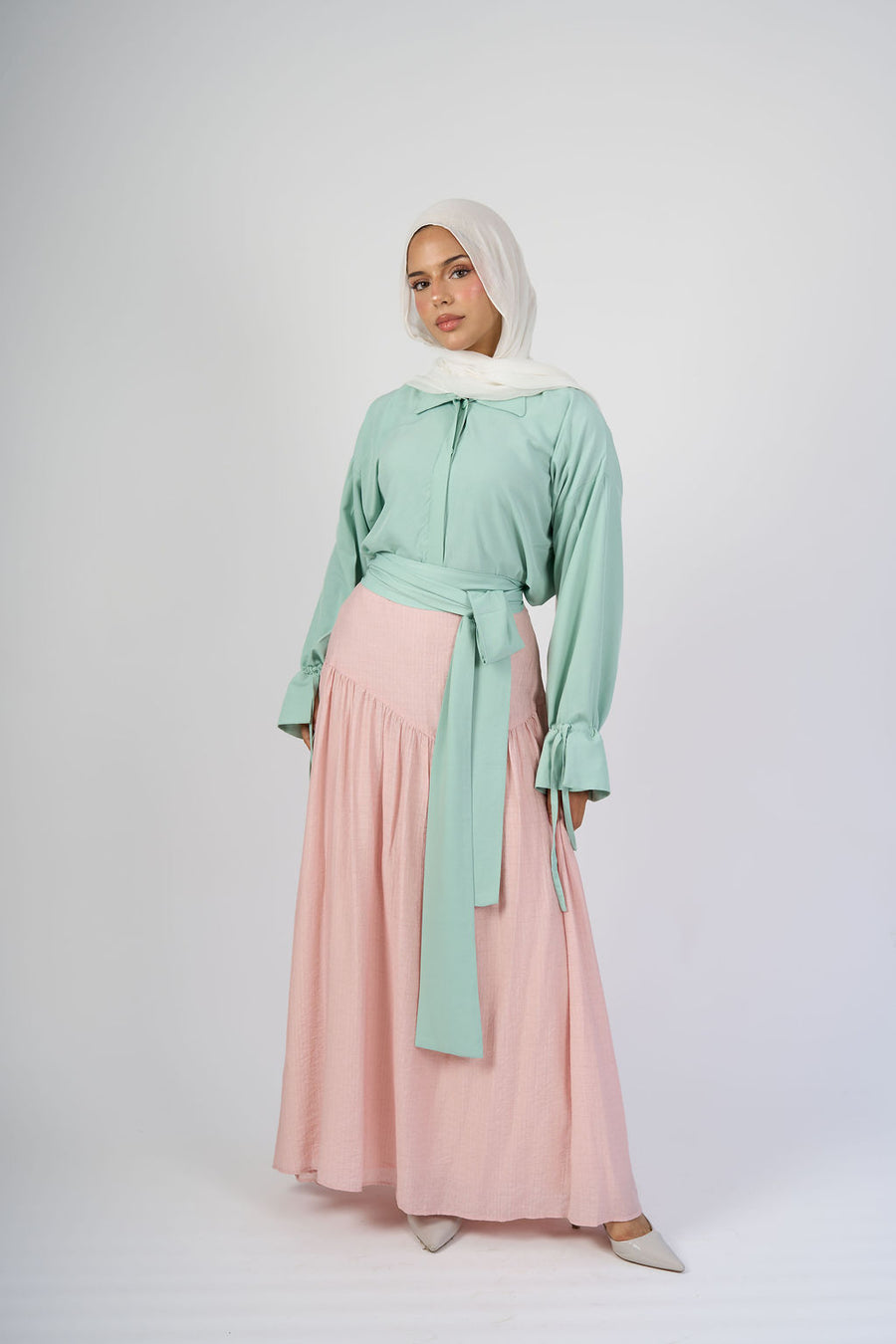 Blush Elara Skirt