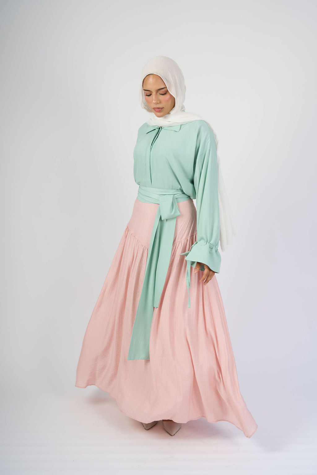 Blush Elara Skirt