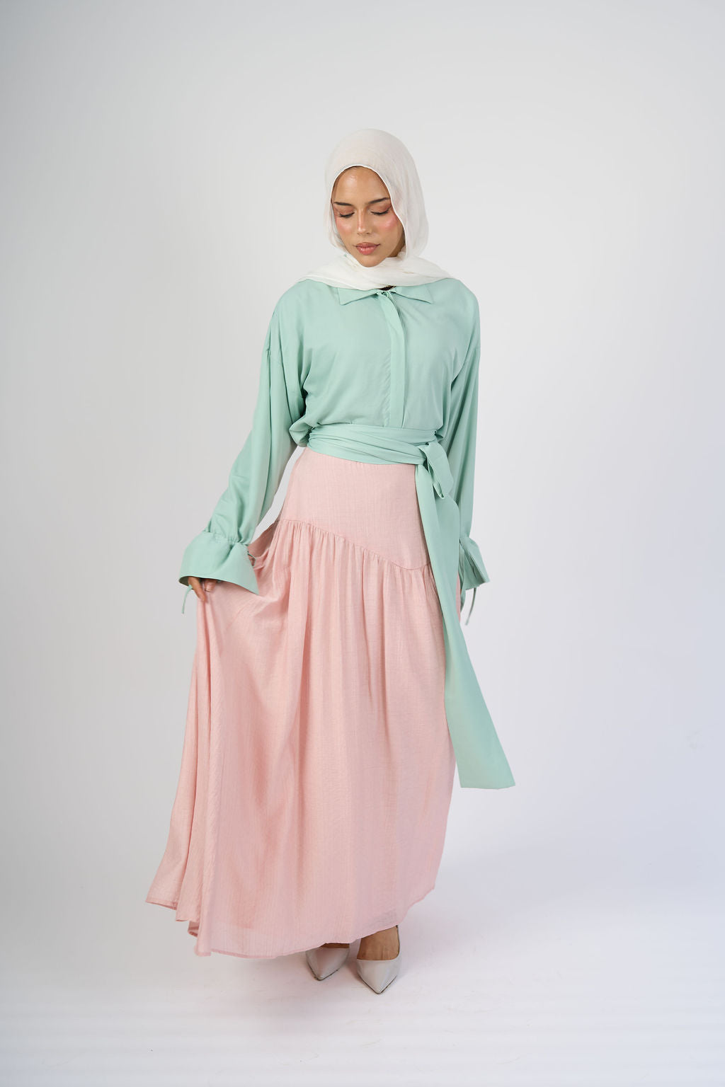 Blush Elara Skirt