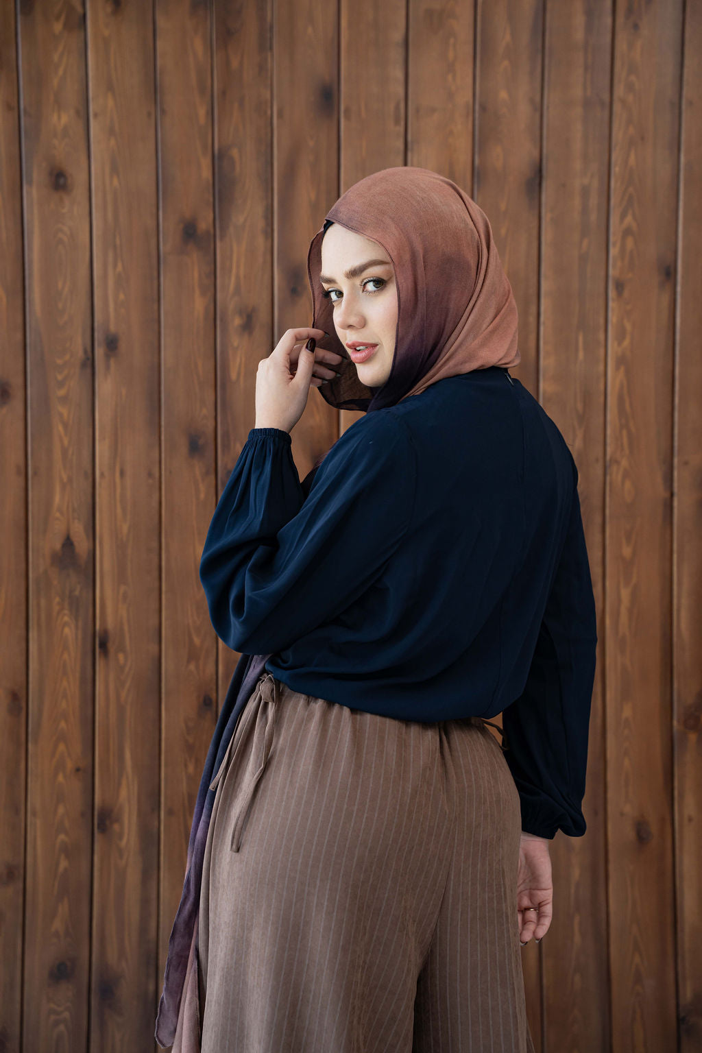 Dark Navy Solana Blouse