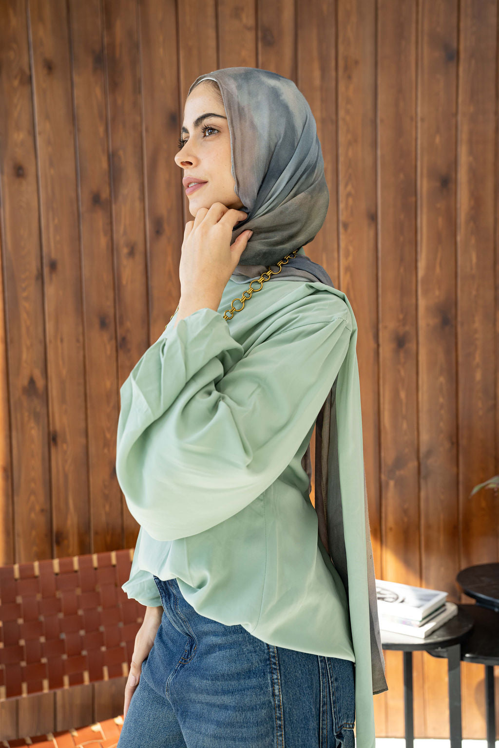 Mint Louvre Blouse
