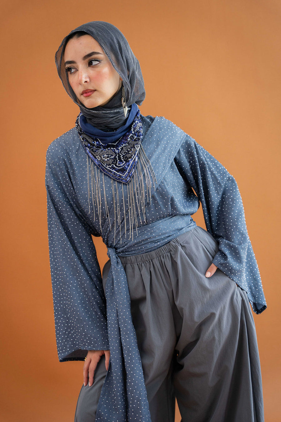 Denim Abha Blouse