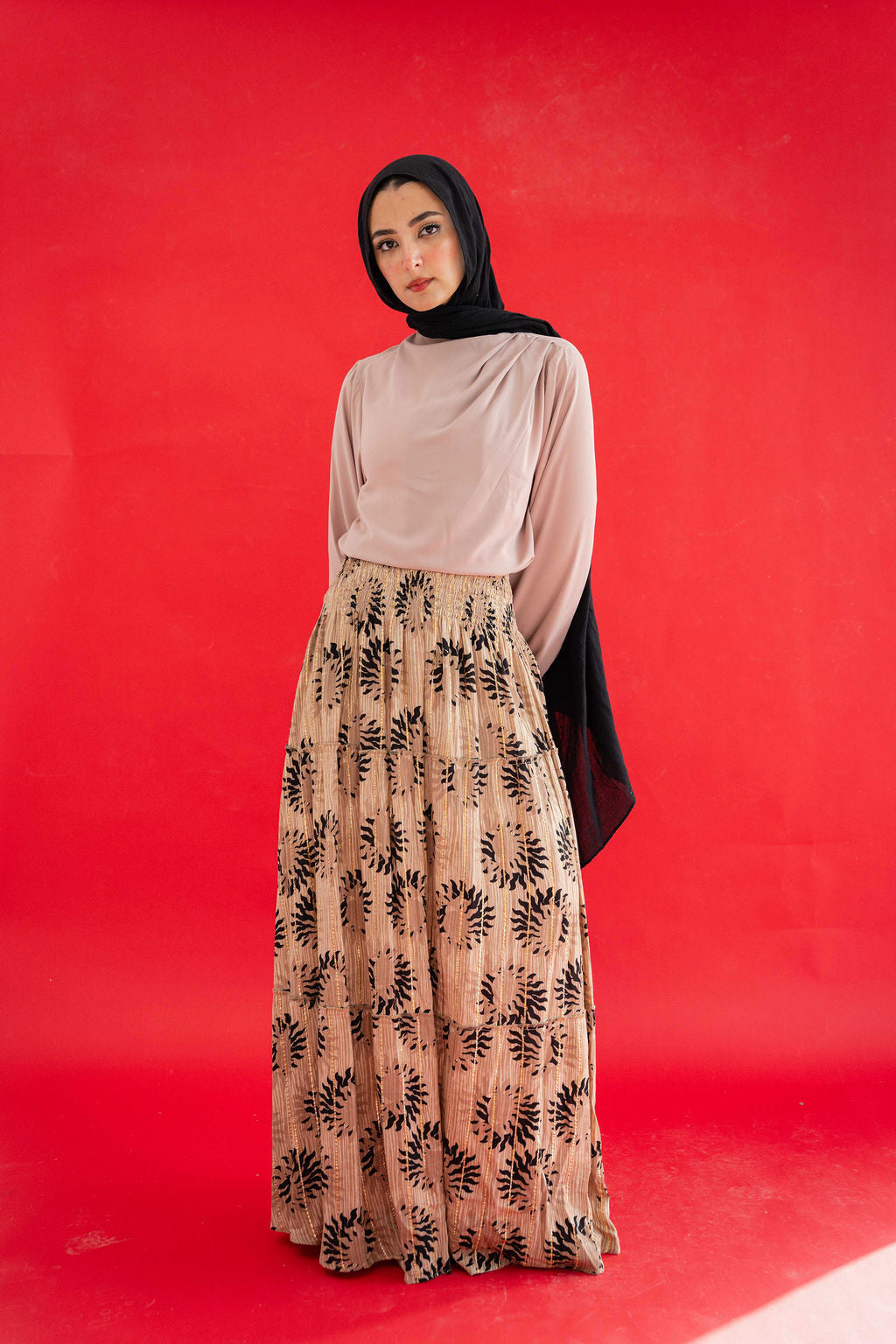 Tan Solana Blouse