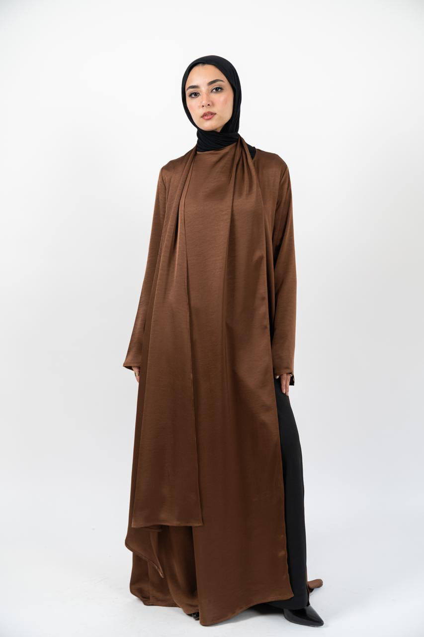 Chocolate Beisan Kimono