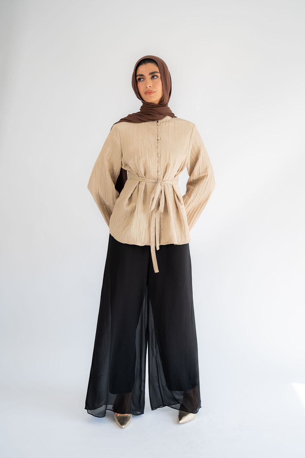 Latte Confetti Blouse
