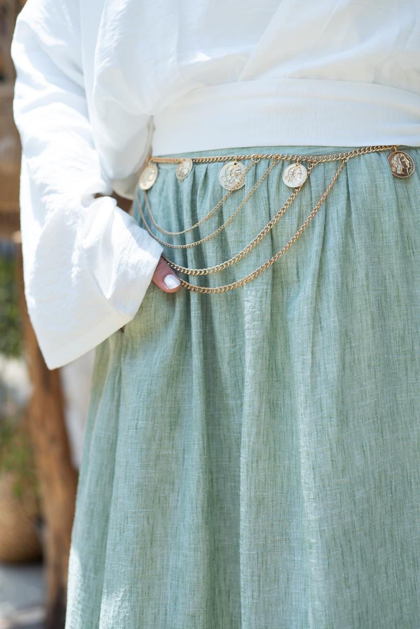 Sage Whirl Skirt