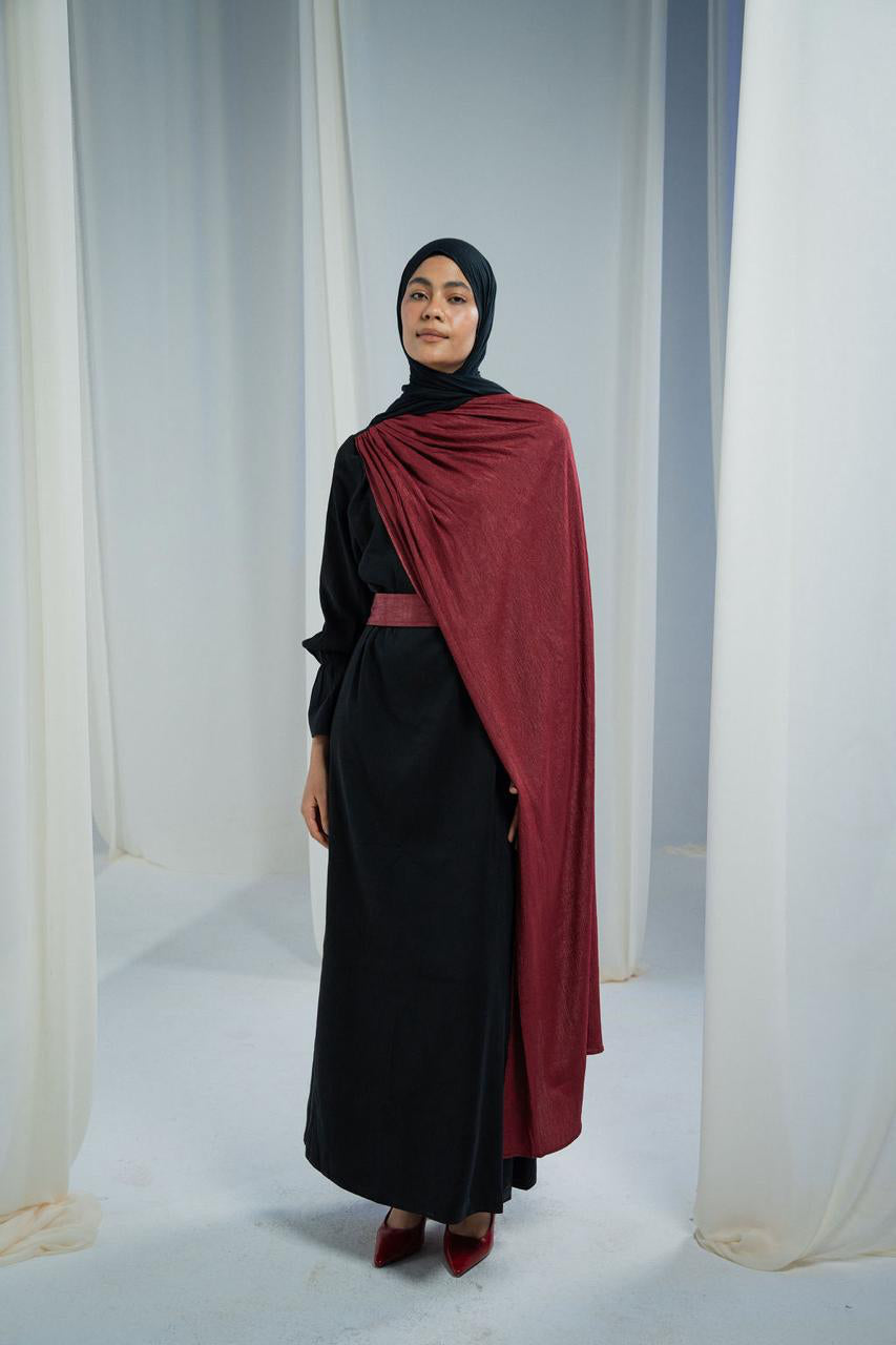 Black Sham Abaya