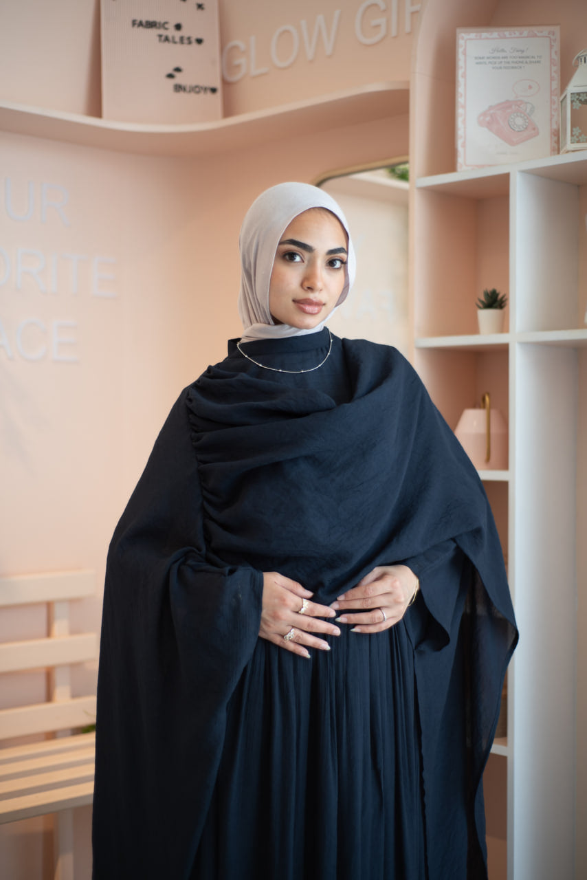 Midnight Swan Cape Blouse
