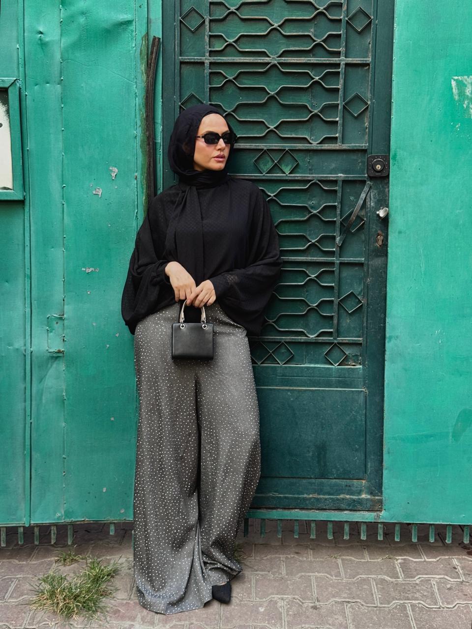 Black Savoy Blouse