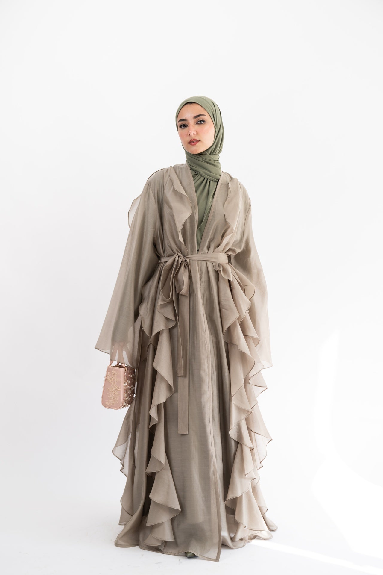 Greige Aleppo Kaftan