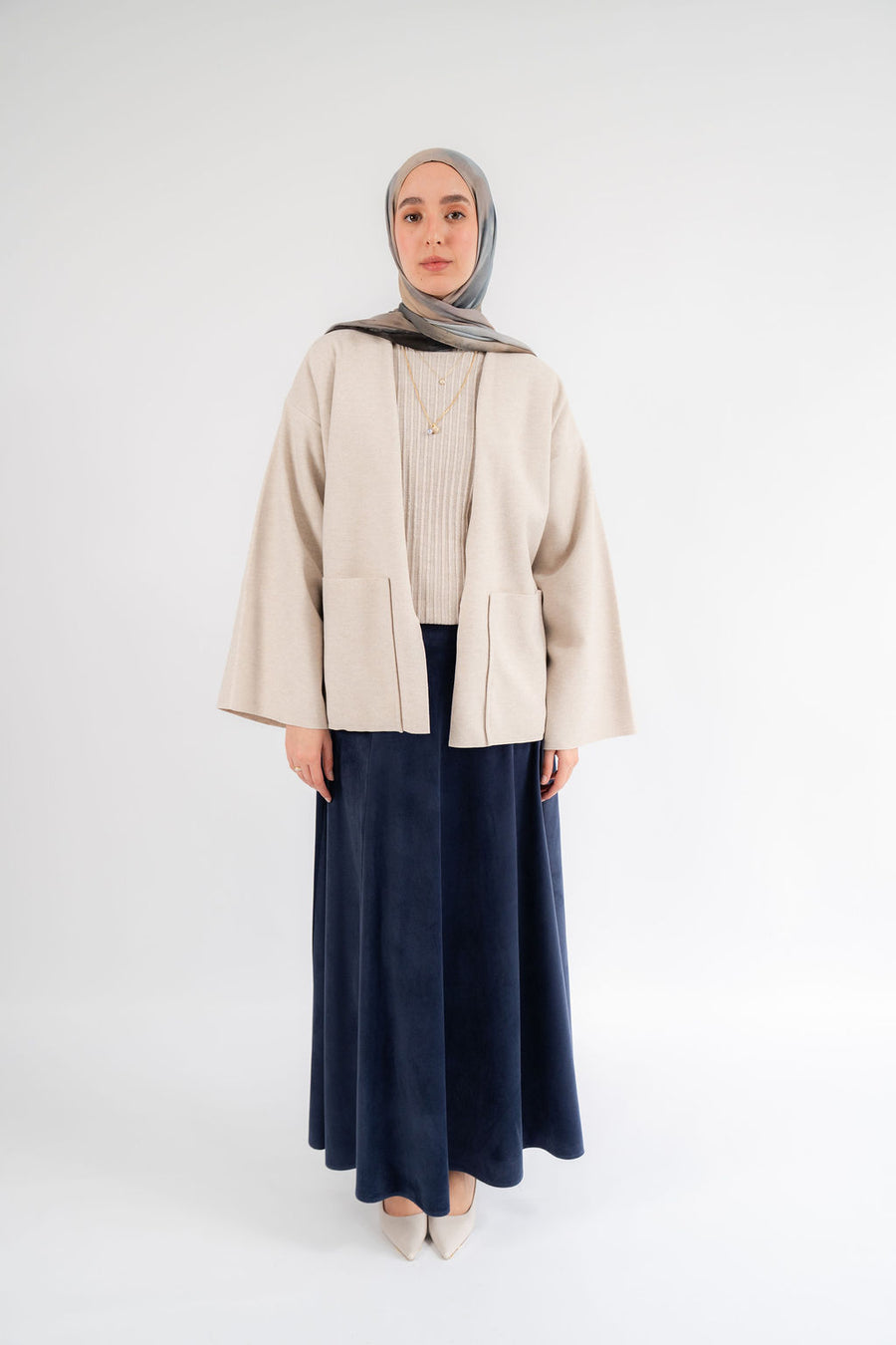 Navy Moorea Skirt