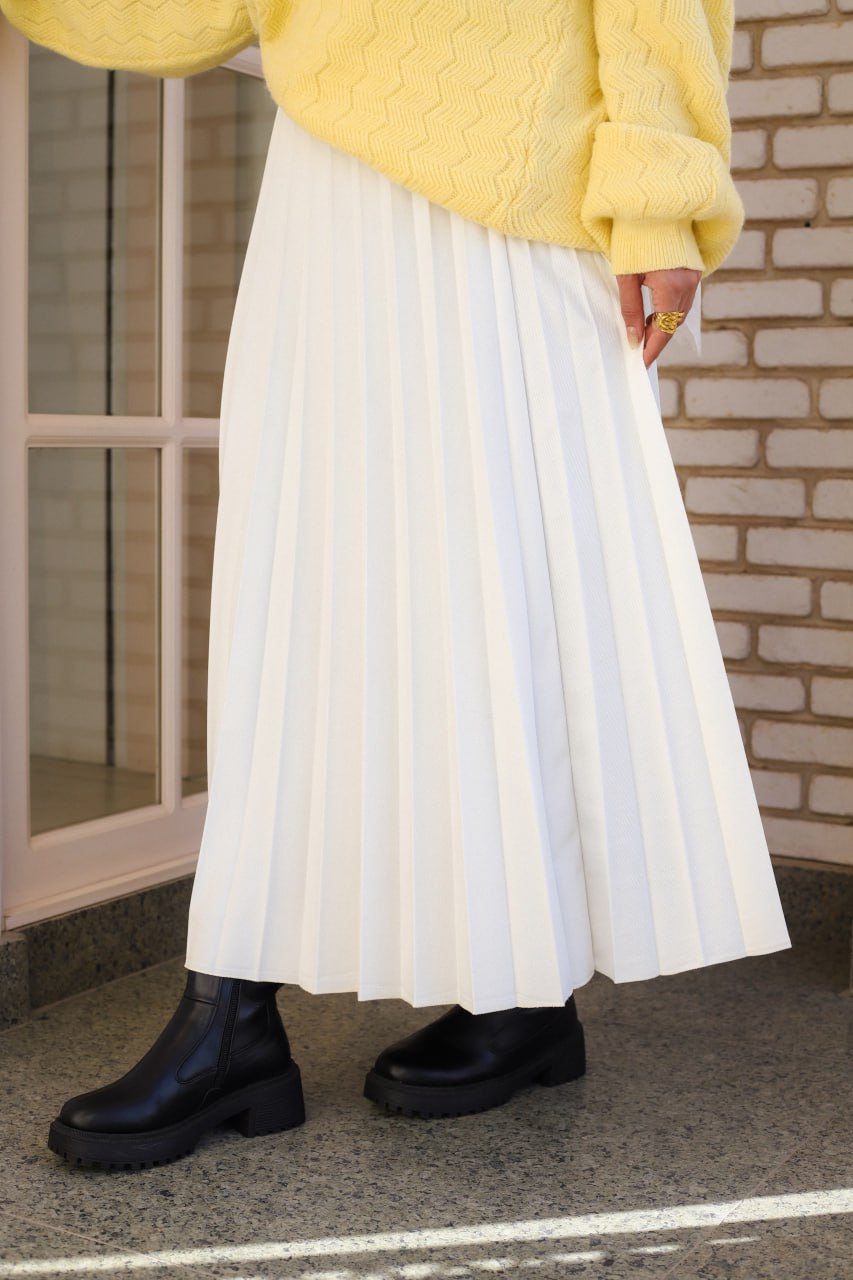 Offwhite Fall Skirt