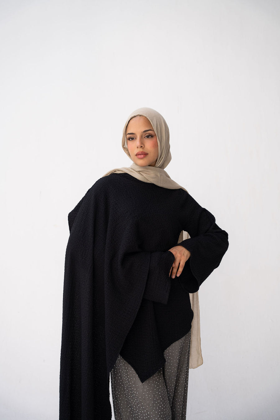 Black Venice Blouse