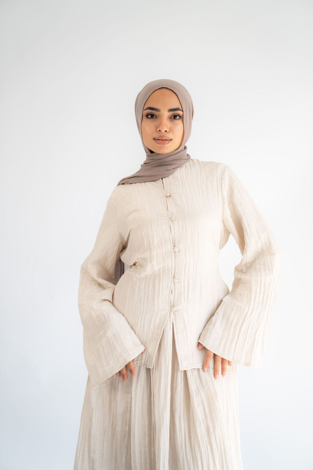 Beige Confetti Blouse
