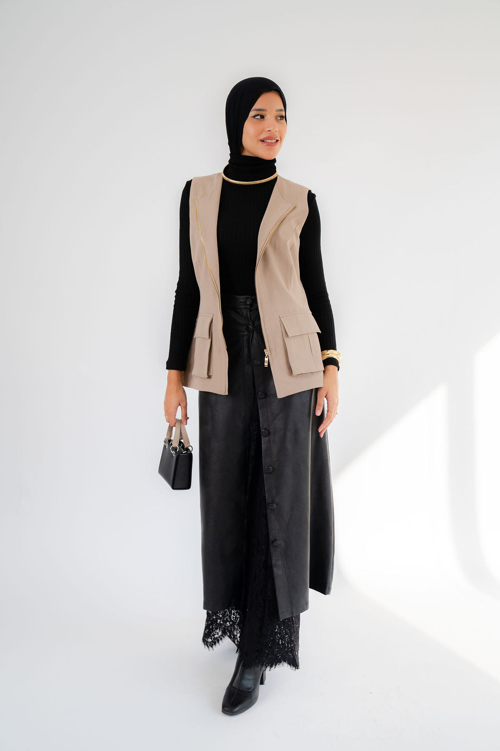 Luxe Leather Skirt