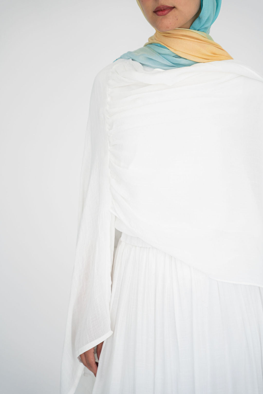 Snow Swan Cape Blouse
