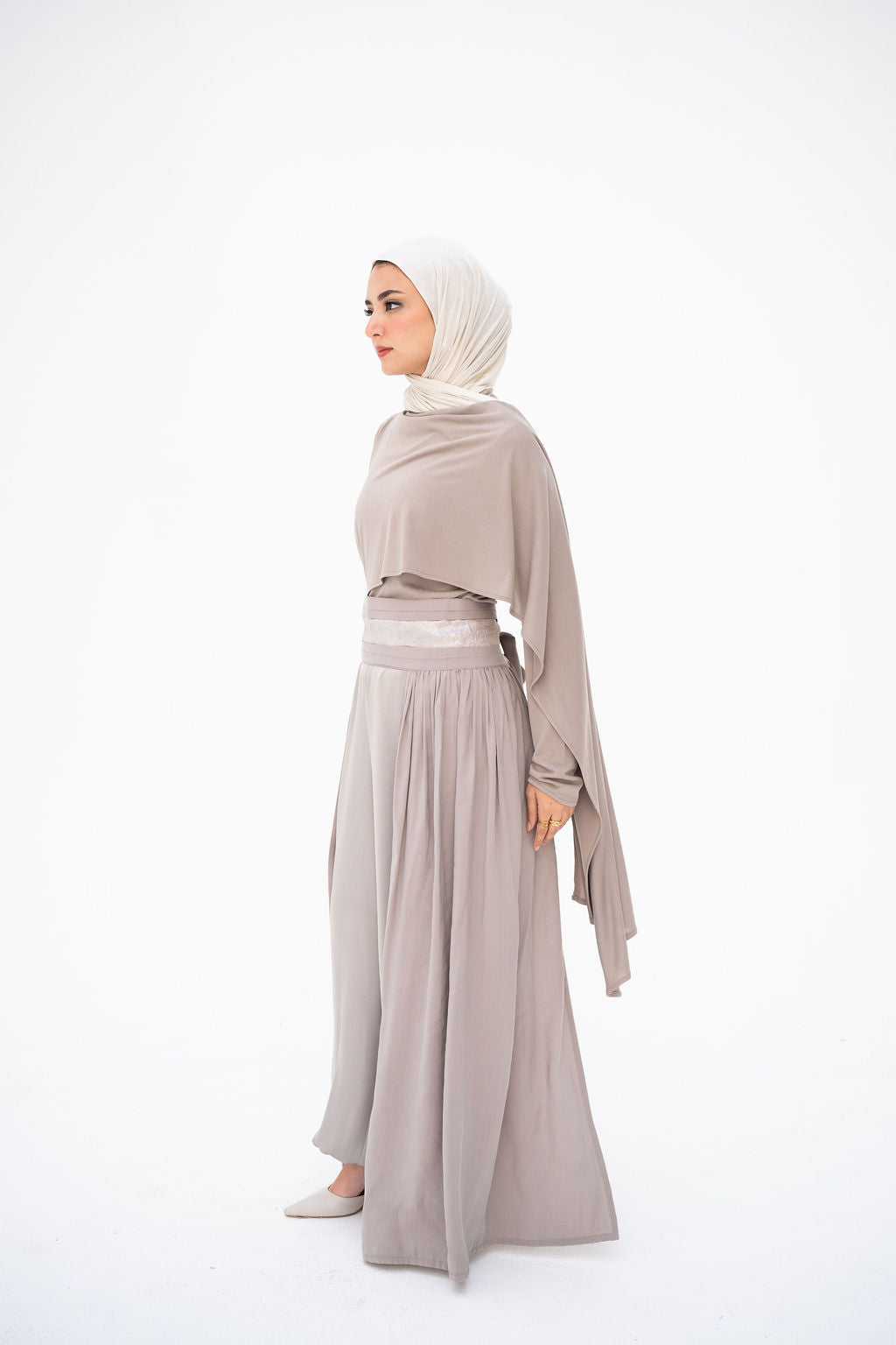Greige Ronda Skirt