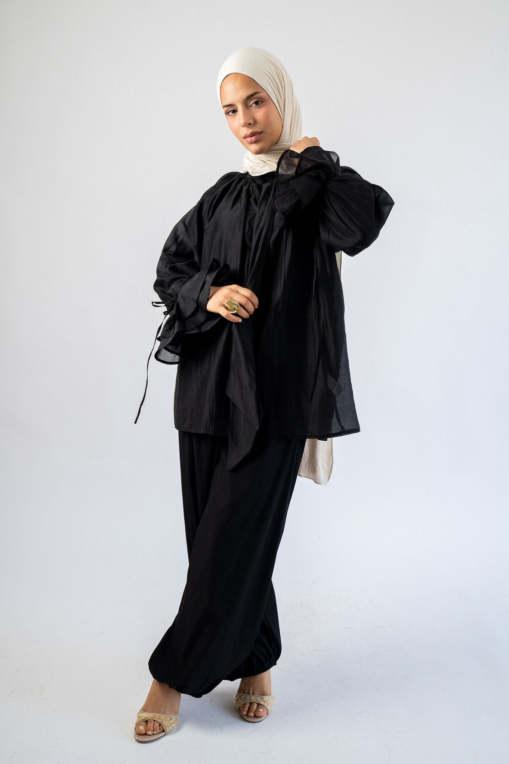 Black Cyprus Blouse