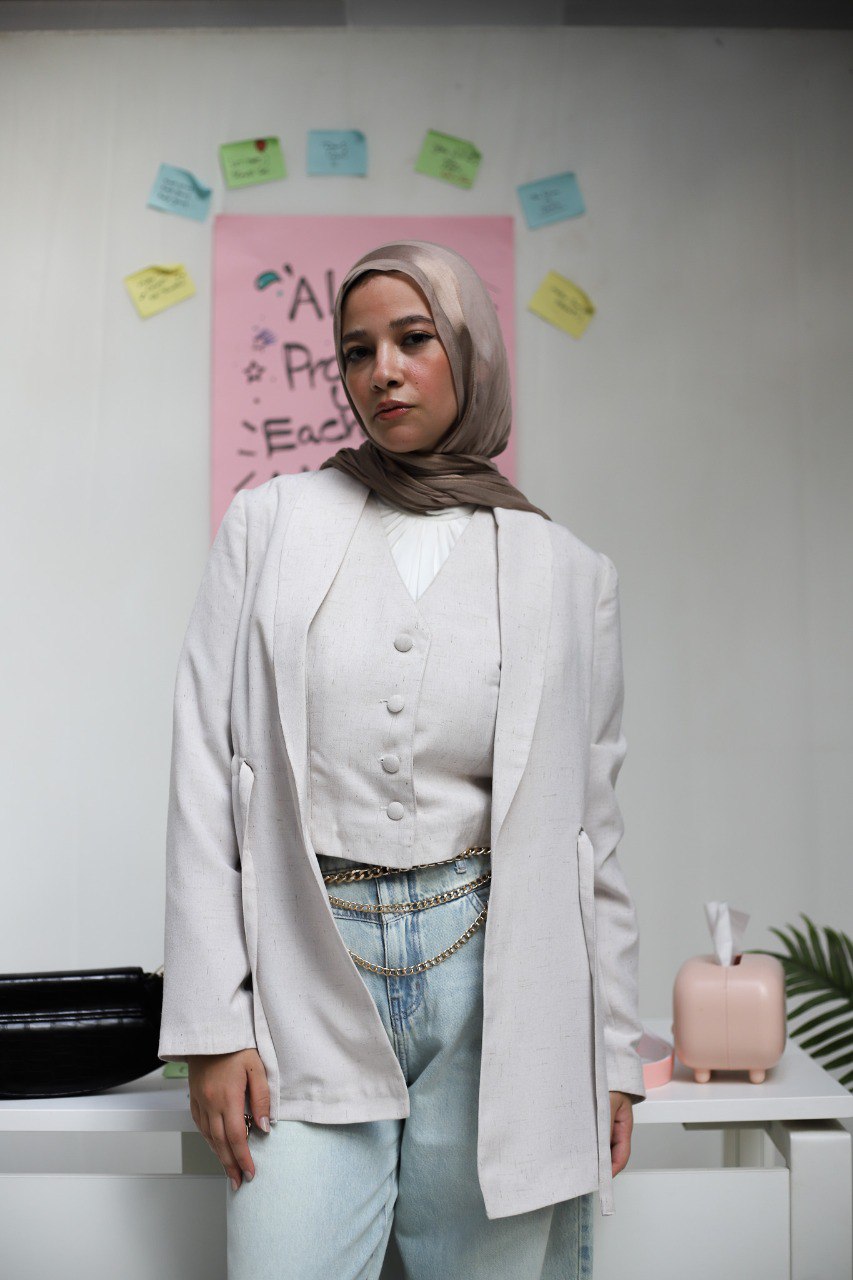 Greyish Banker Vest