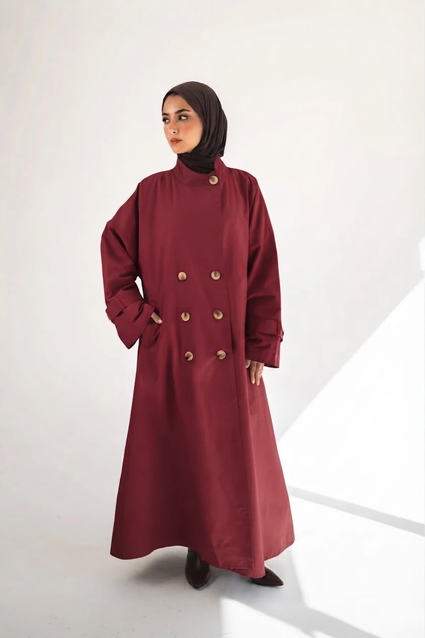 Rouge Crete Coat