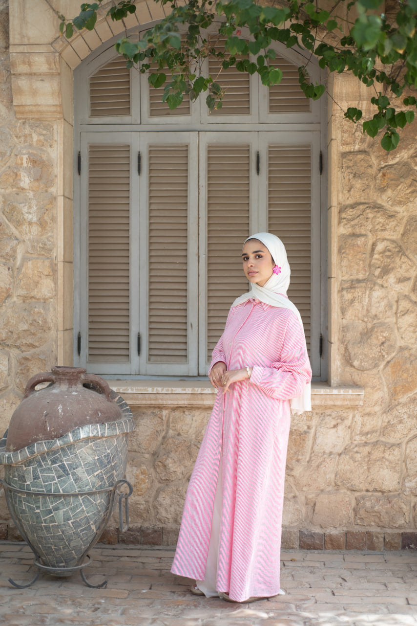 Pink Stripea Shirt