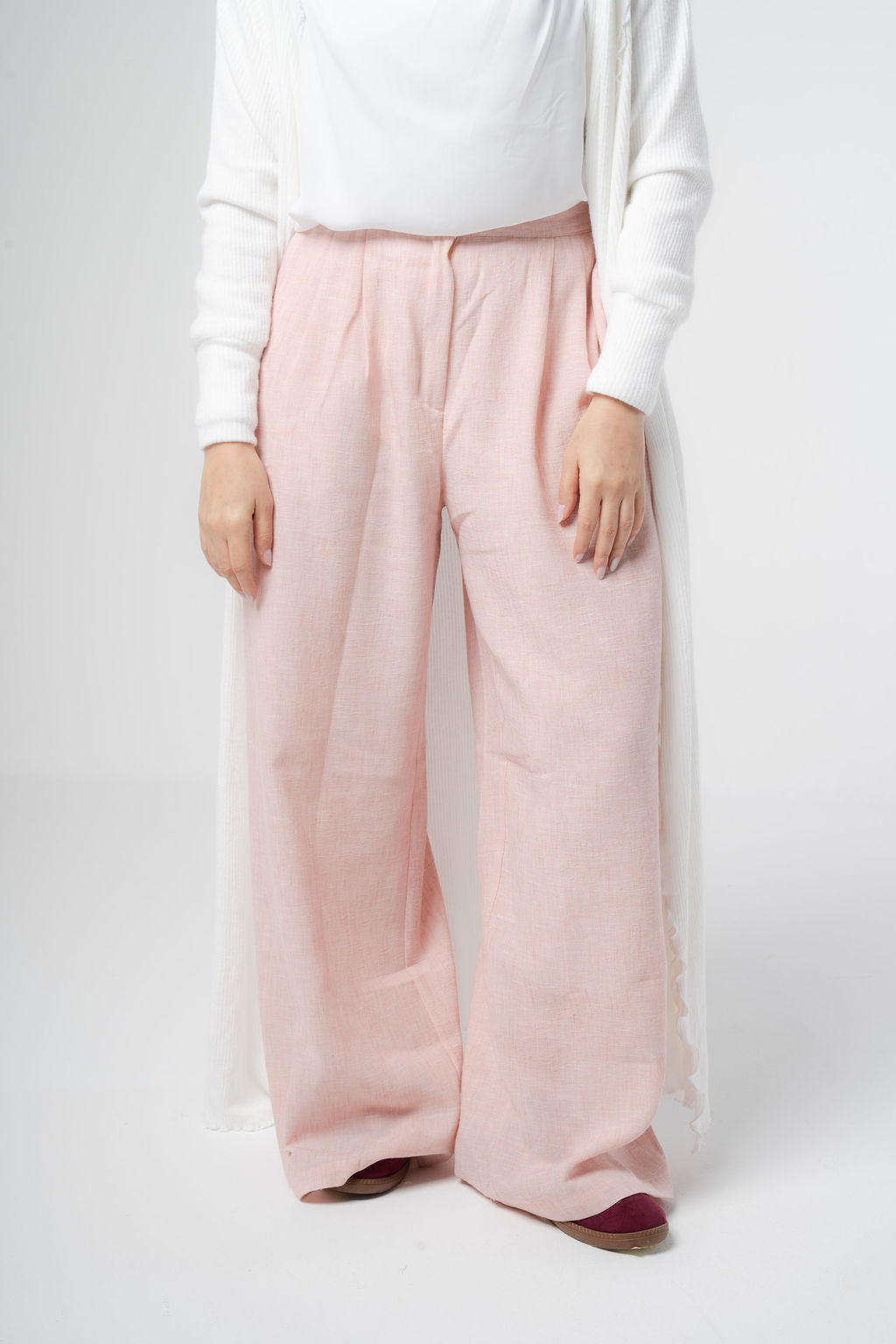 Peach Office Pants