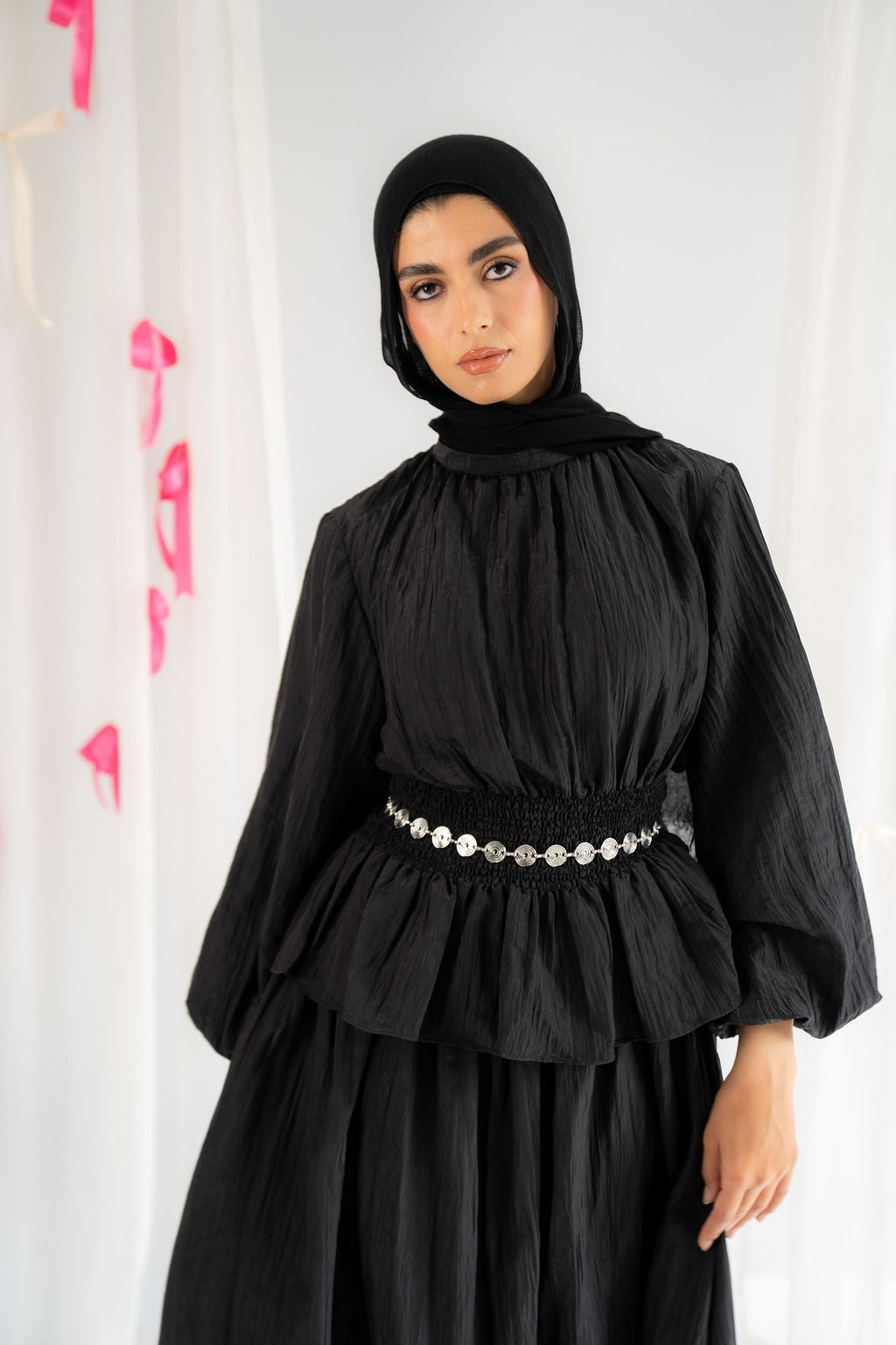 Black Candlelight Blouse