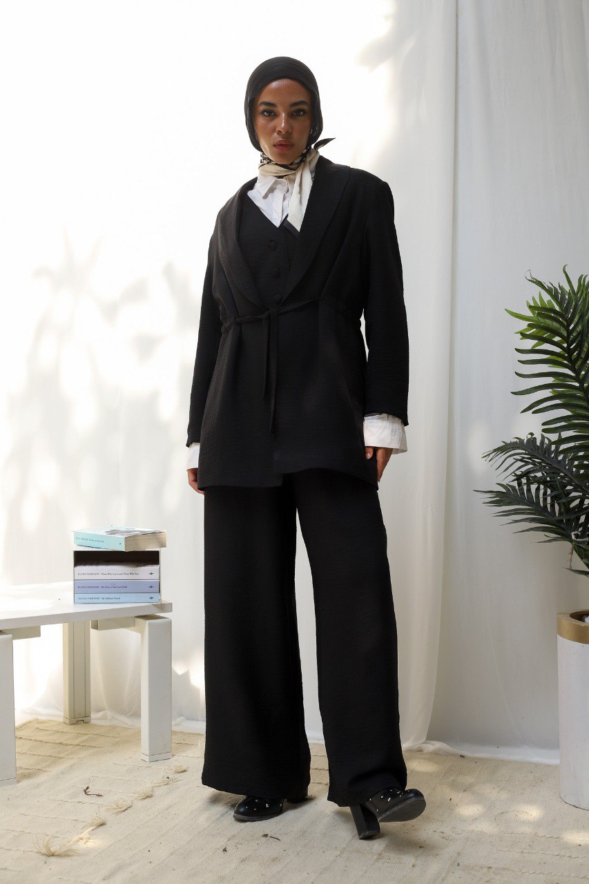 Black Mingle Blazer