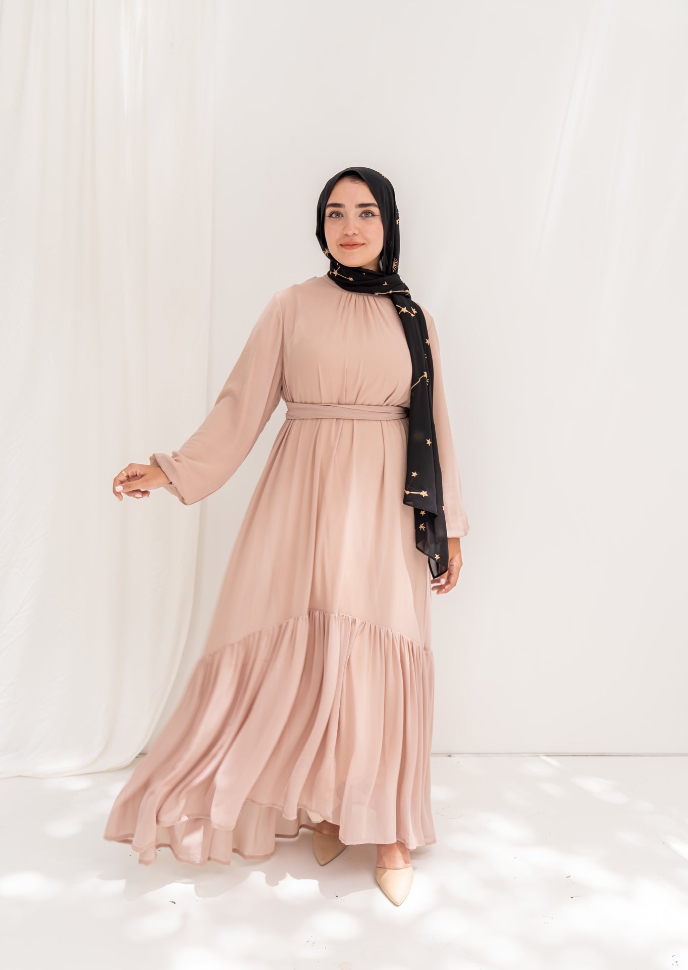 Beige Diana Dress