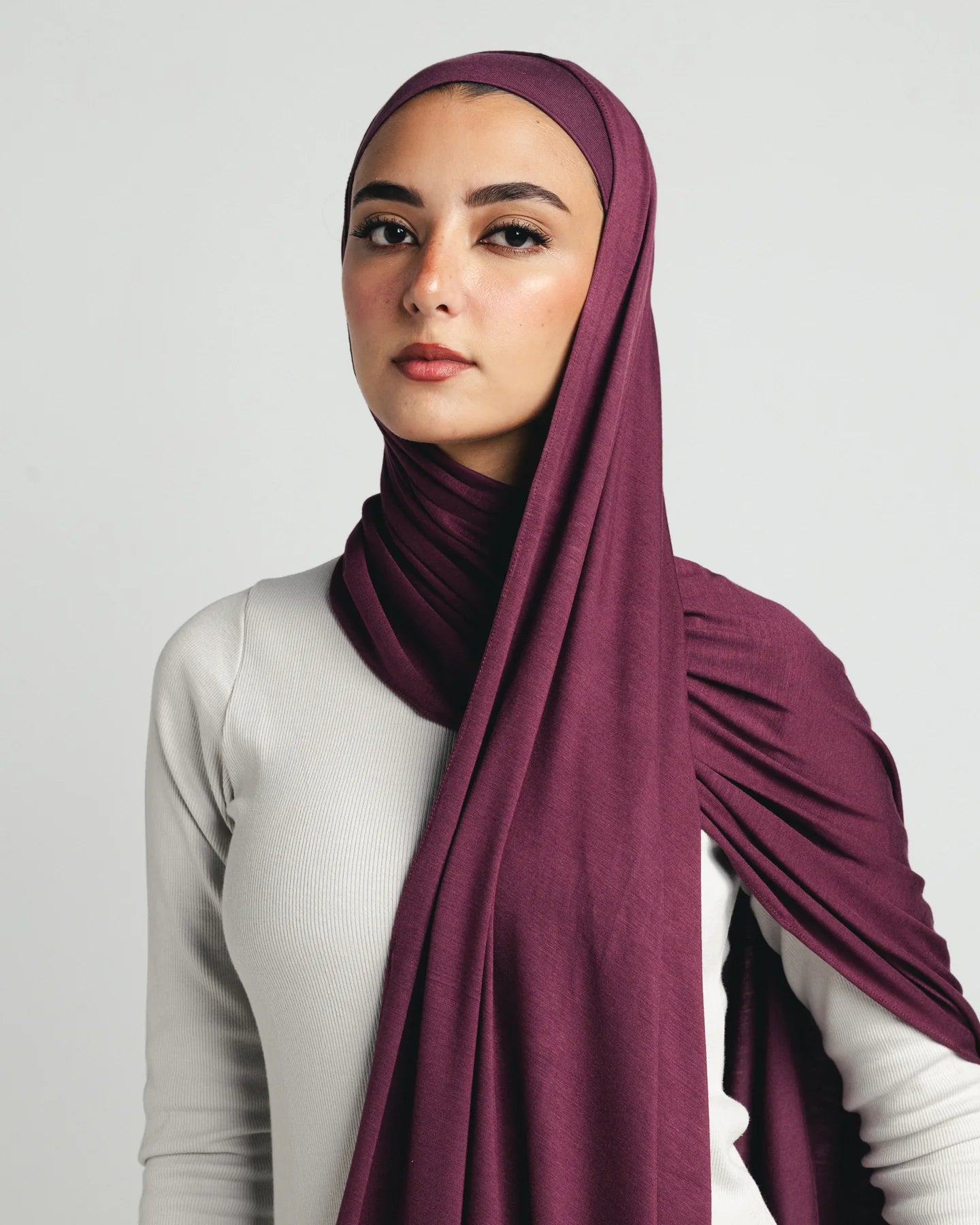 Plum Aura Scarf