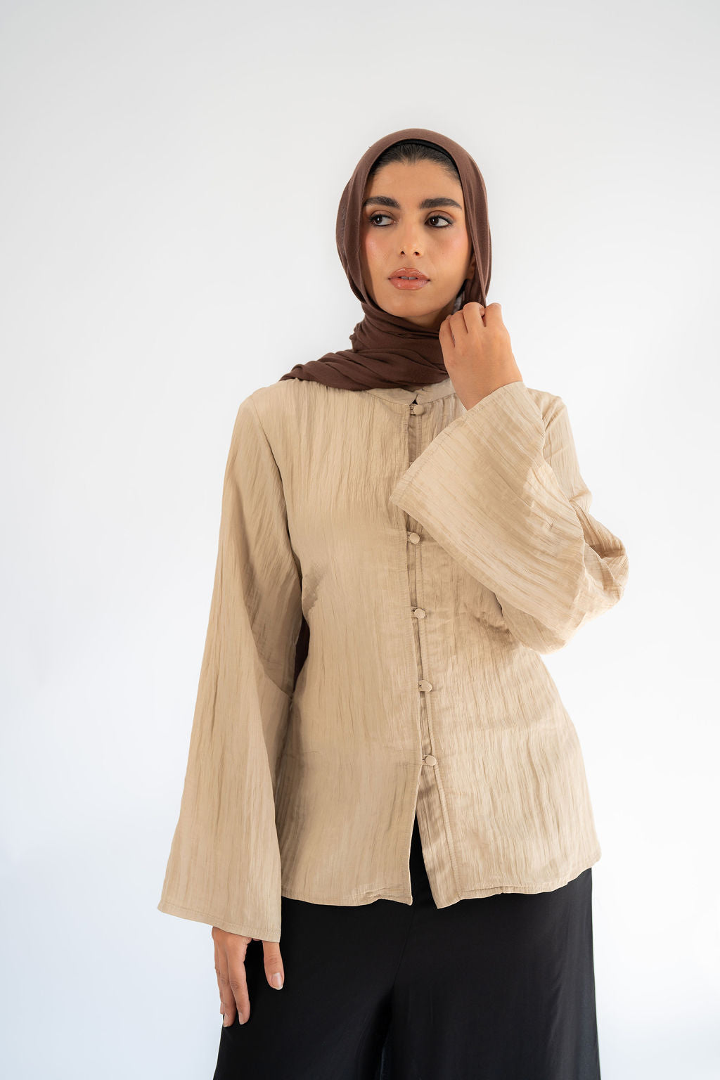 Latte Confetti Blouse