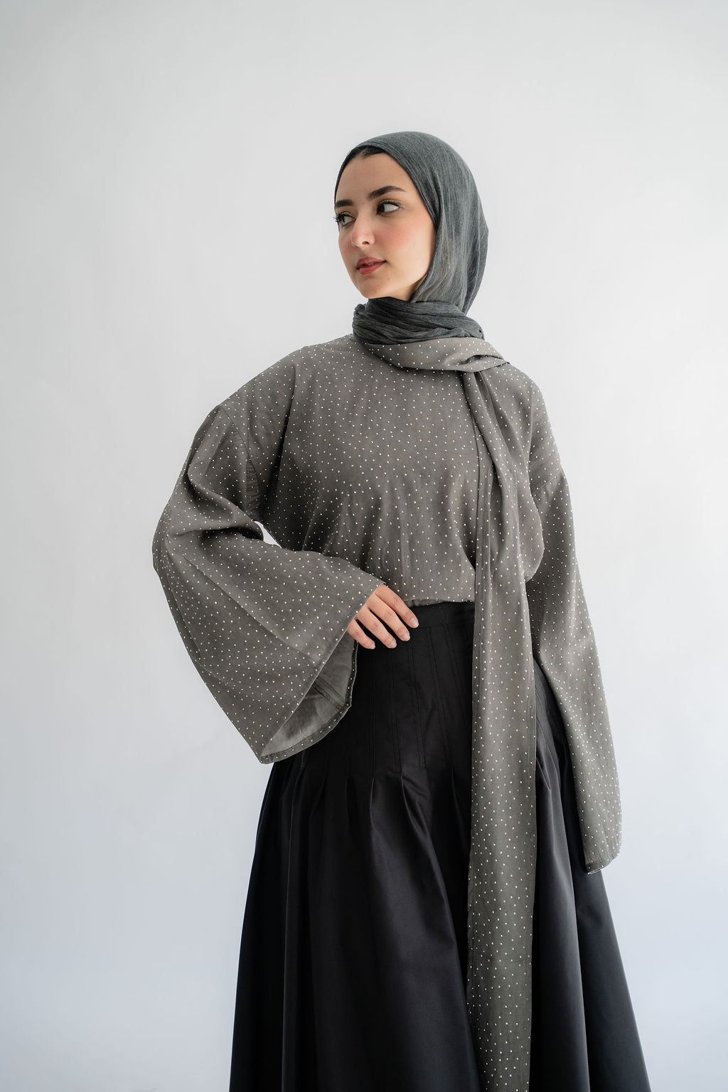 Smoke Abha Blouse