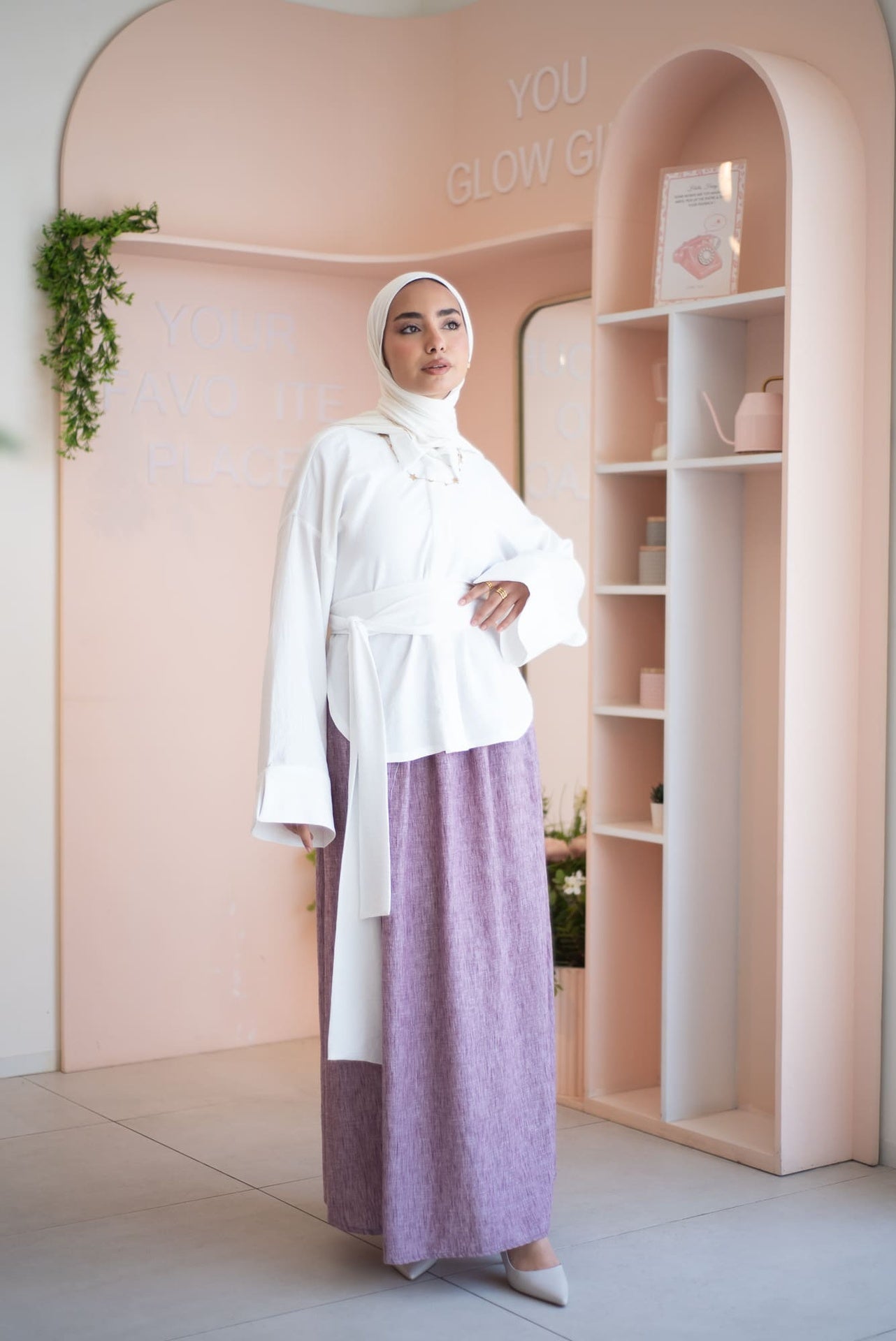 Plum Whirl Skirt