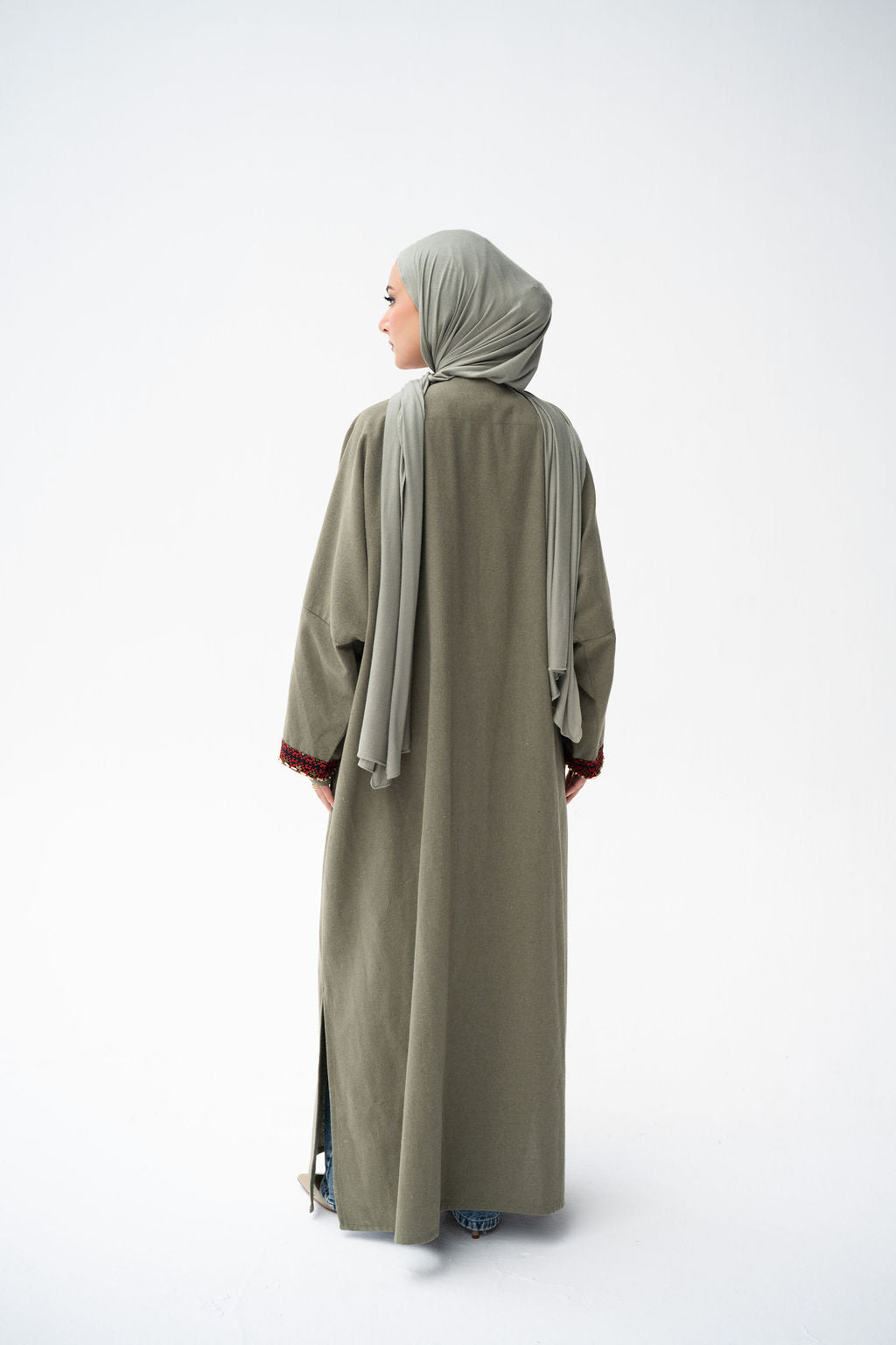 Olive Baghdad Kaftan