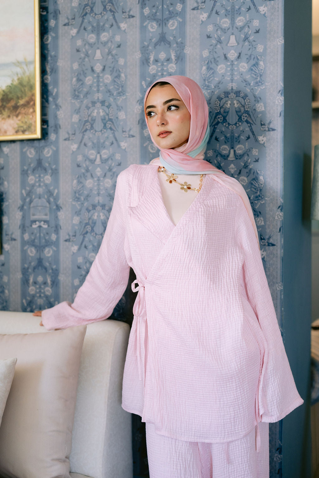 Blush Muscat Blouse