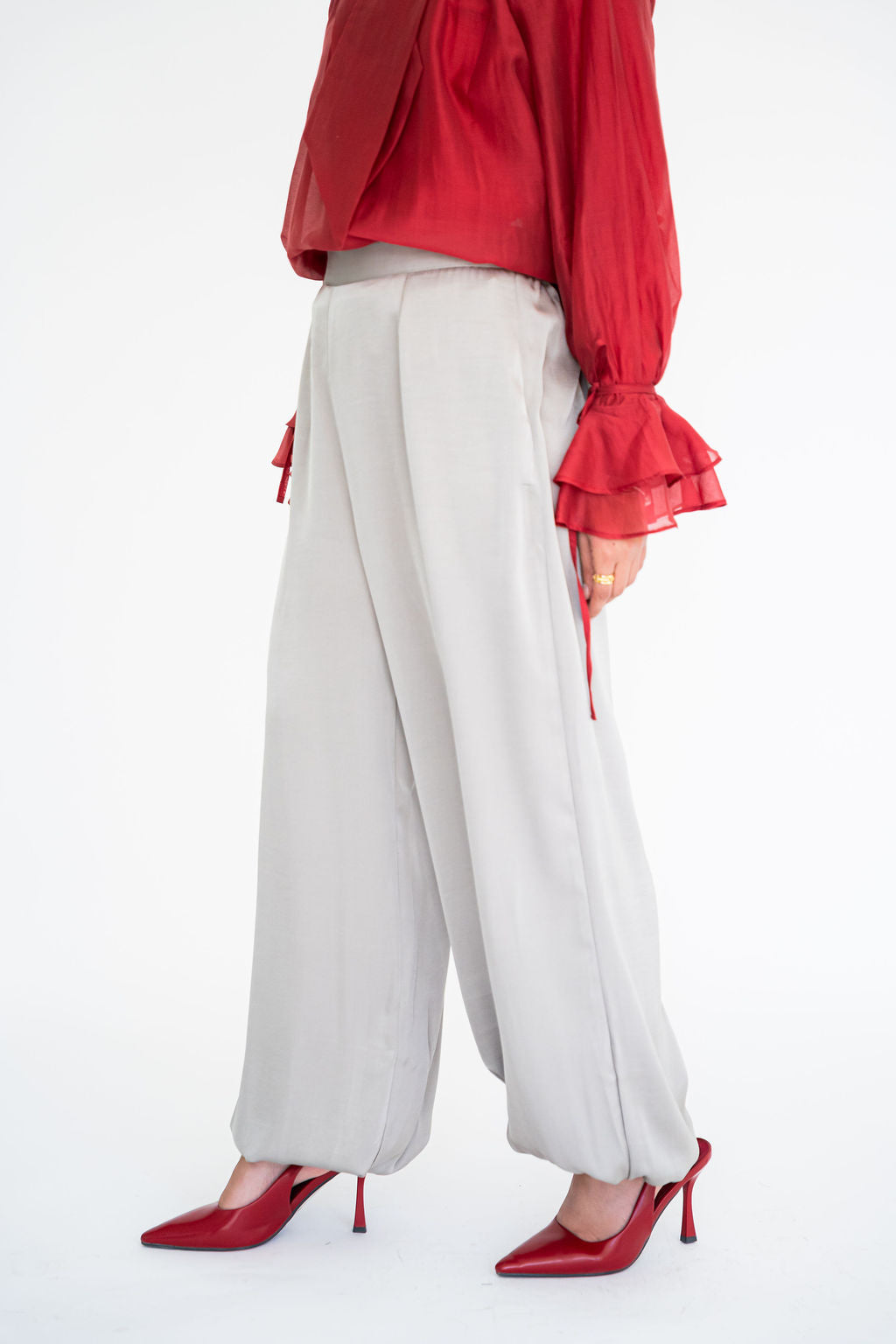 Silver Tiran Pants