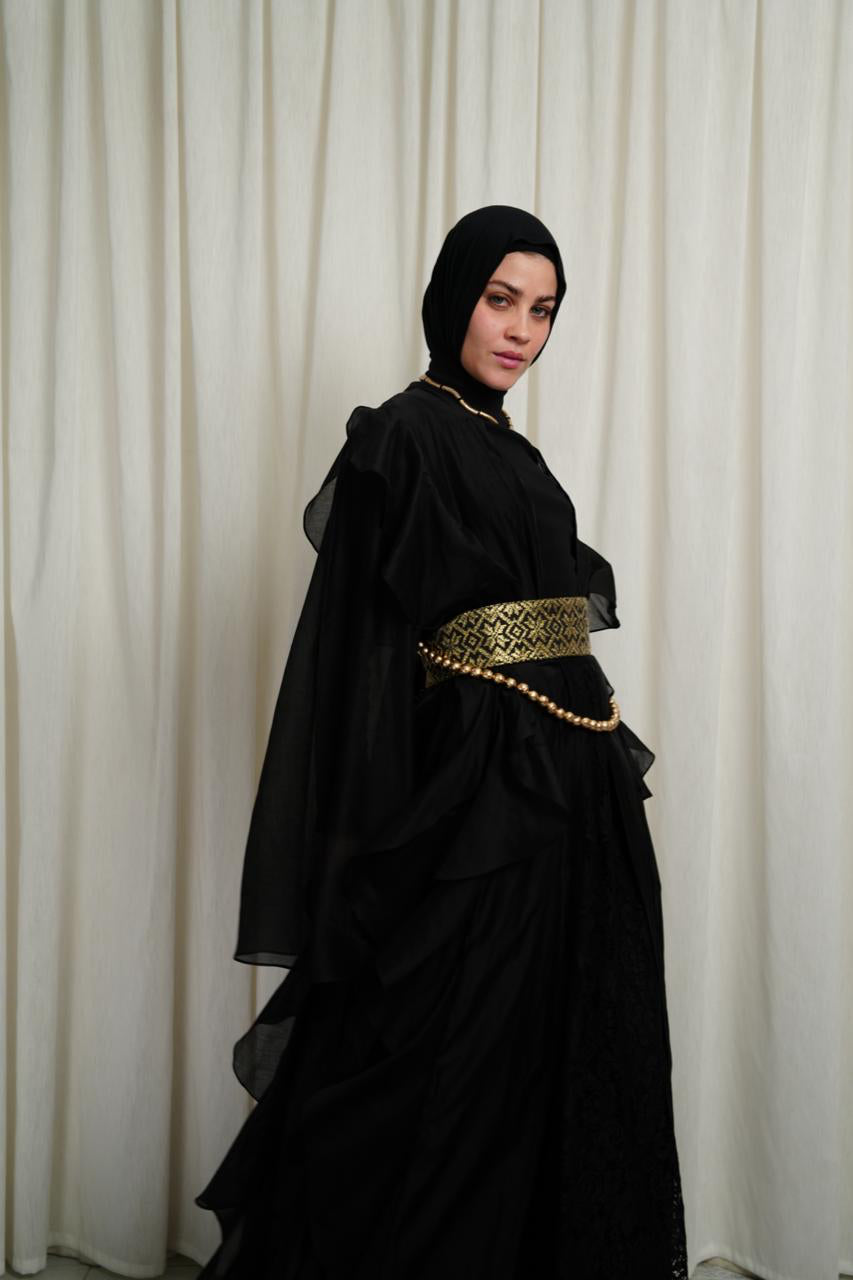 Black Aleppo Kaftan