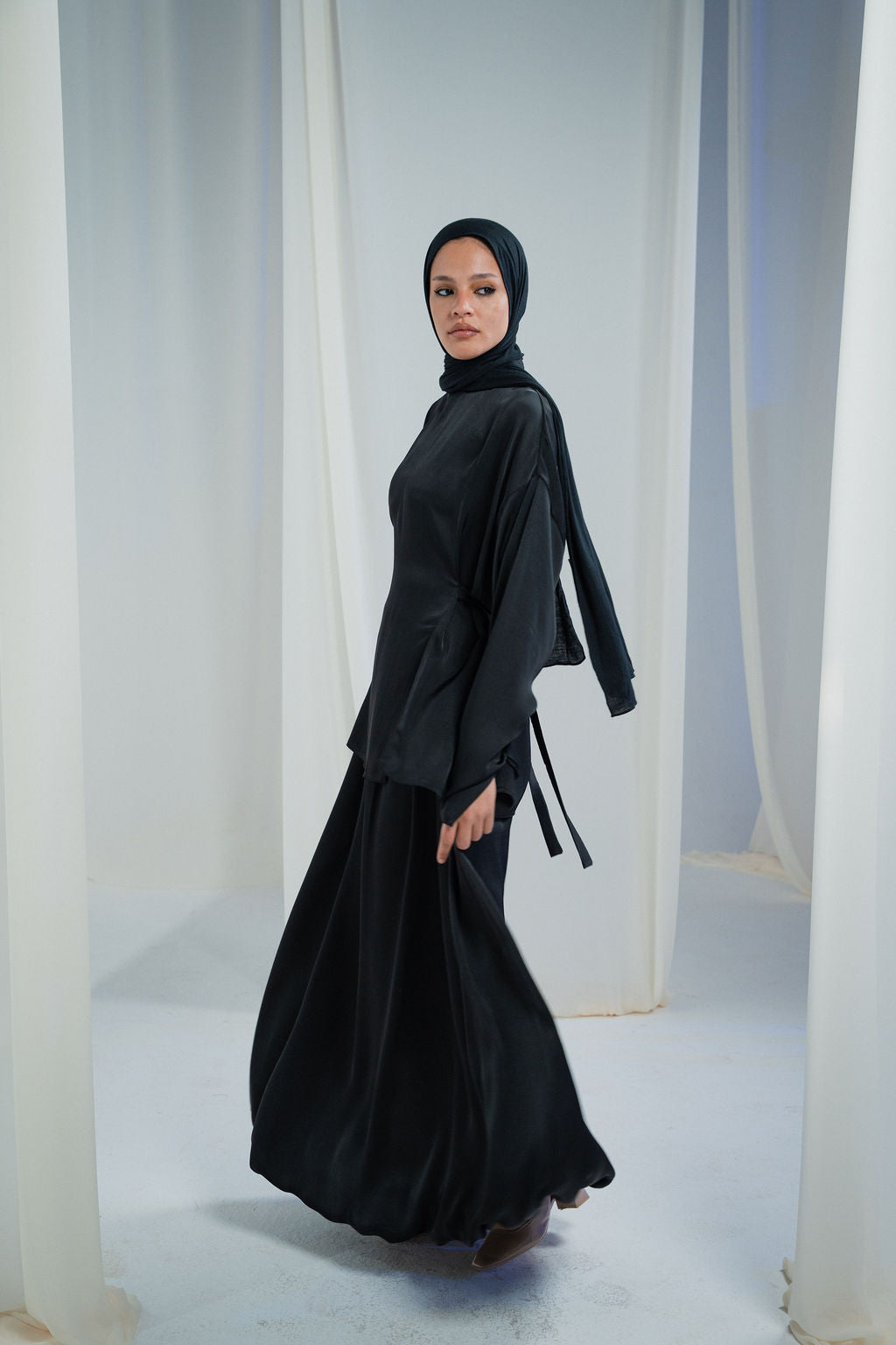 Black Tyma Skirt
