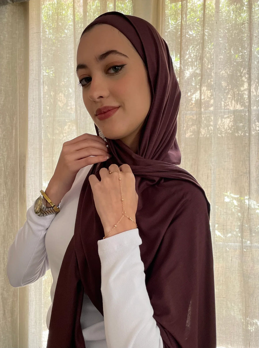 Burgundy Aura Scarf